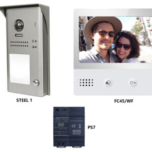 KIT1-WF1 Μπουτονιέρα ΚΙΤ με 1 μπουτόν + Οθόνη WiFi 7"
