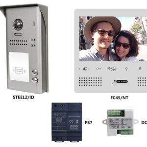 KIT2-NT2/ID Μπουτονιέρα ΚΙΤ με 2 μπουτόν + 2 Οθόνες 7"